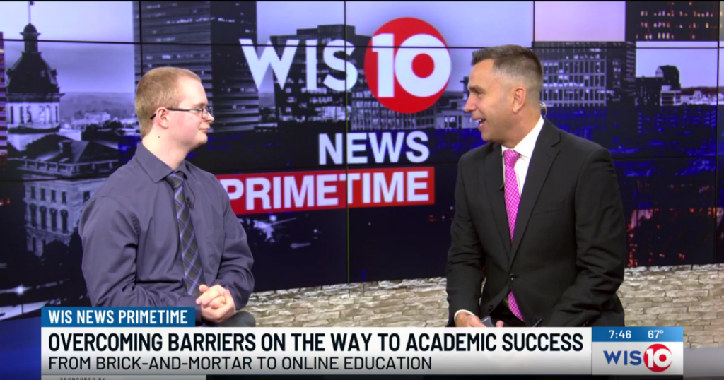 Interview on tv news